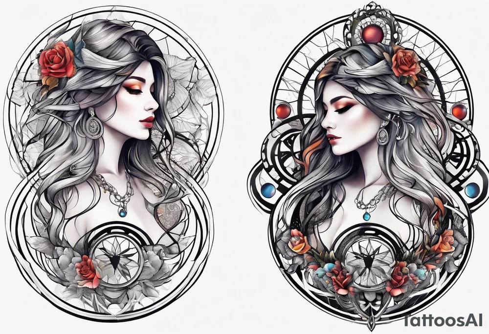 Magic circles tattoo idea