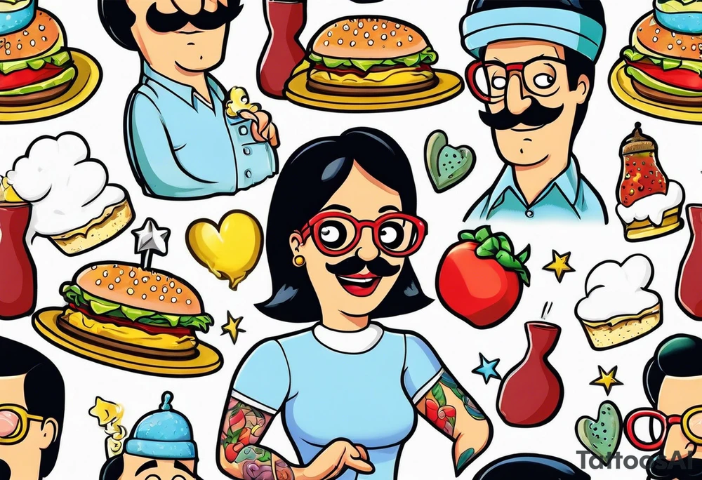 Bobs burgers Las Vegas tattoo idea