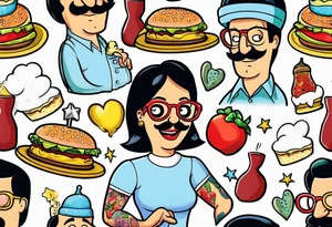 Bobs burgers Las Vegas tattoo idea