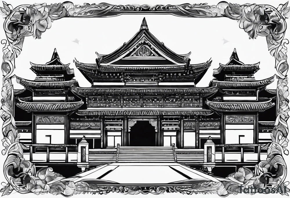world travel tattoo idea