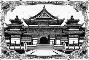 world travel tattoo idea
