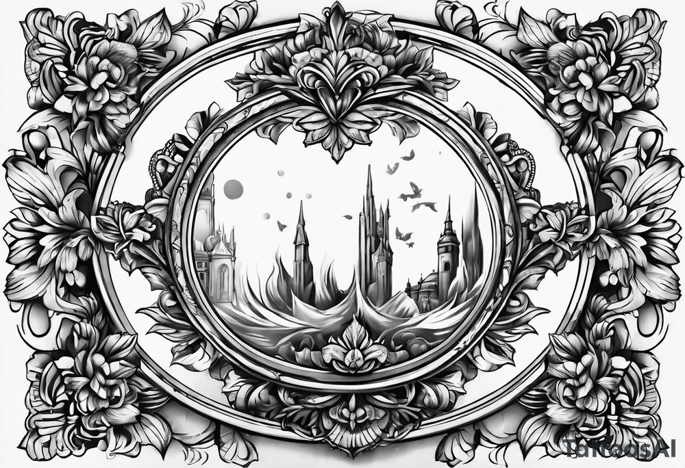 mirror tattoo idea