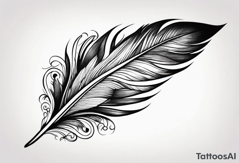 feather tattoo idea