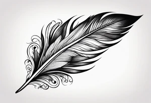 feather tattoo idea