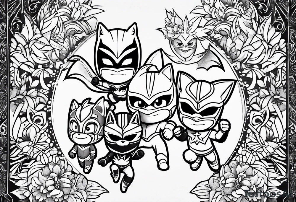 Pj masks tattoo idea