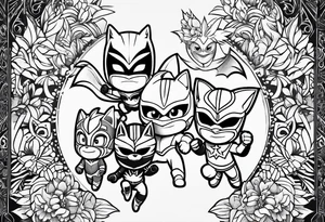 Pj masks tattoo idea