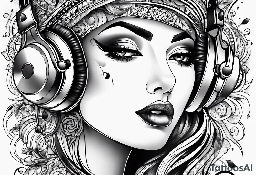 music tattoo idea