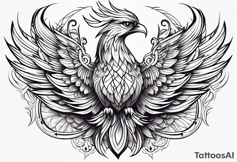 phoenix tattoo idea