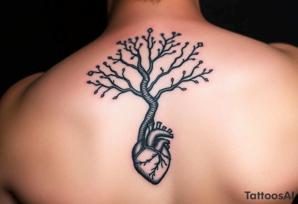DNA TREE for family tree
Add anatomical heart in bottom tattoo idea