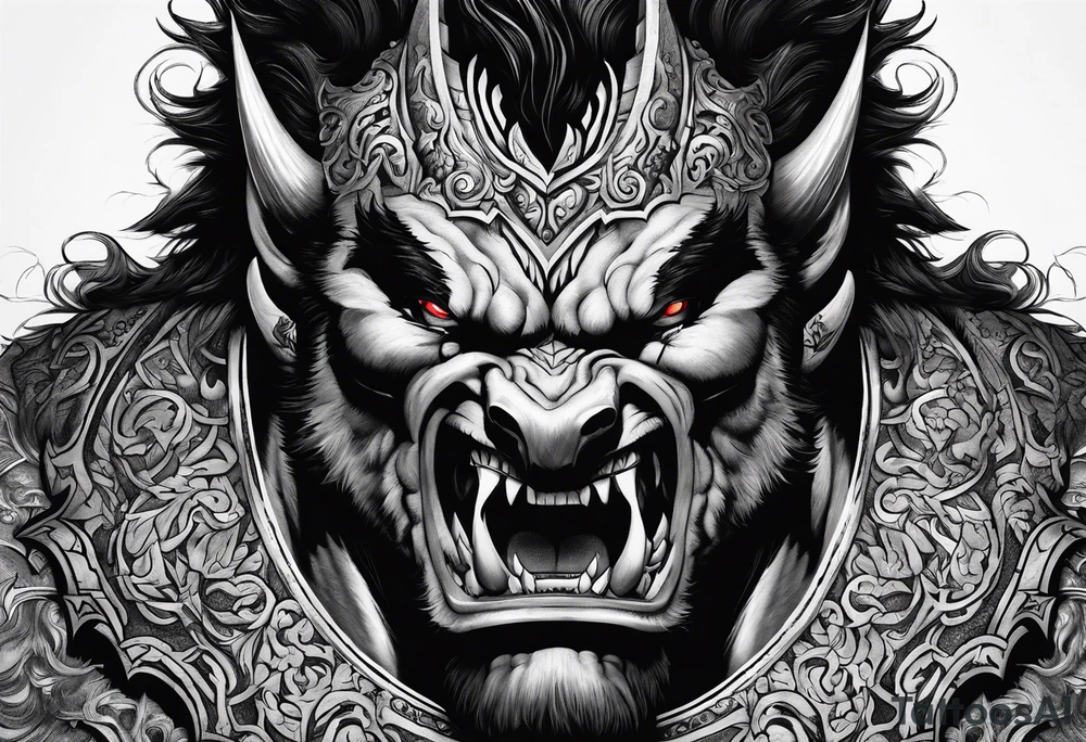 zodd berserk gothic art tattoo idea