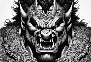 zodd berserk gothic art tattoo idea