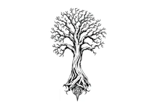 Tree of life celtic tattoo idea