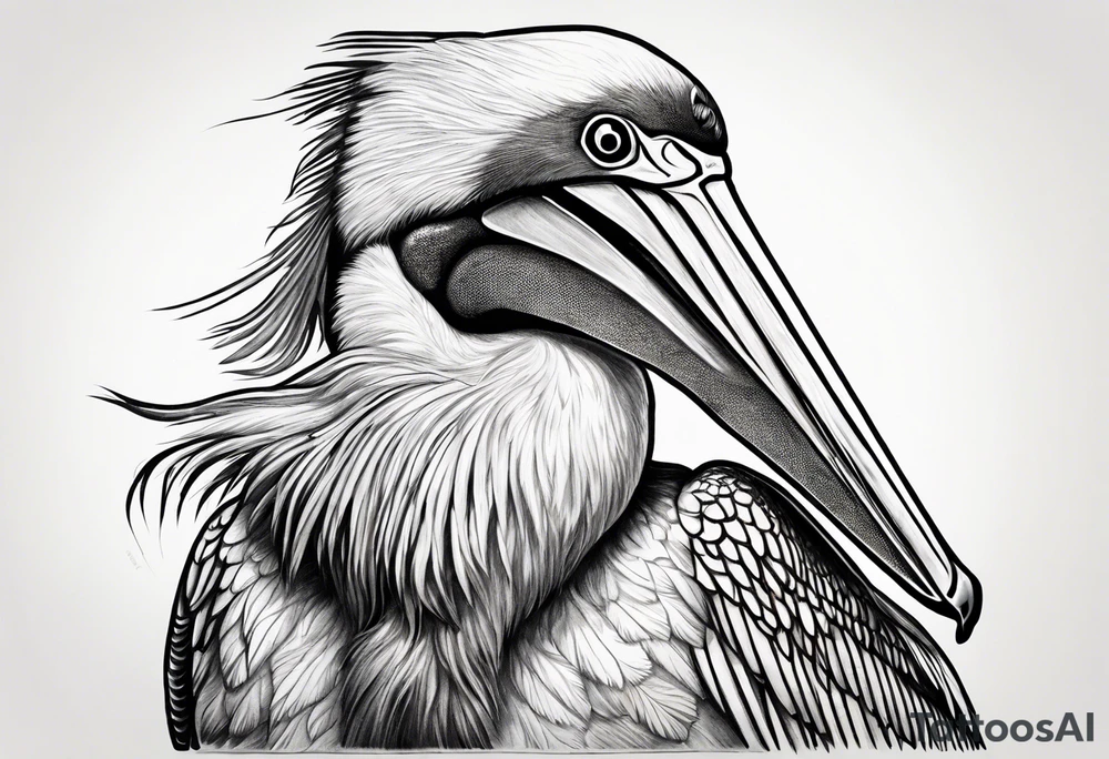 100mph pelican tattoo idea