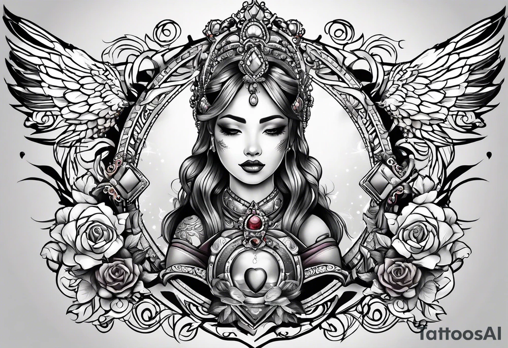 Show a little loving tattoo idea