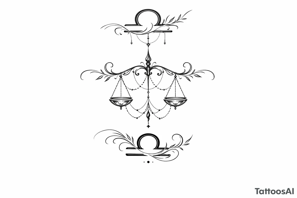 Triple libra tattoo idea
