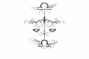 Triple libra tattoo idea