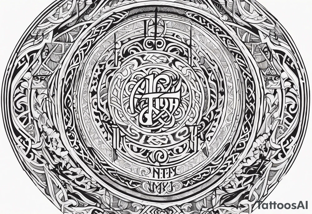 Viking prayer tattoo idea