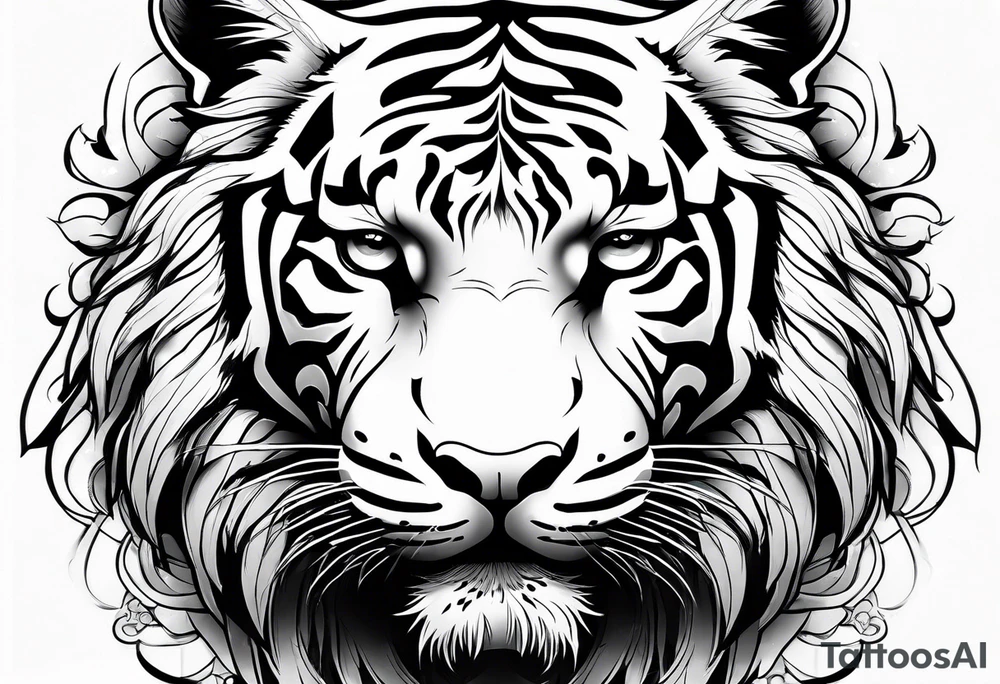 tiger tattoo idea