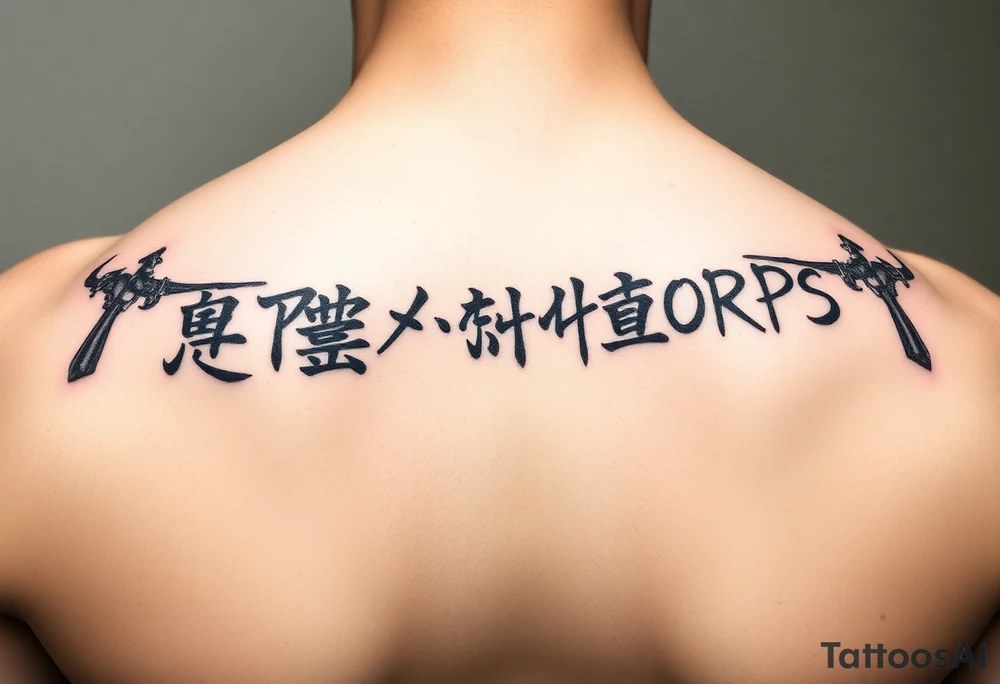 Republic of Korea
Marine Corps
lettering to arm tattoo idea
