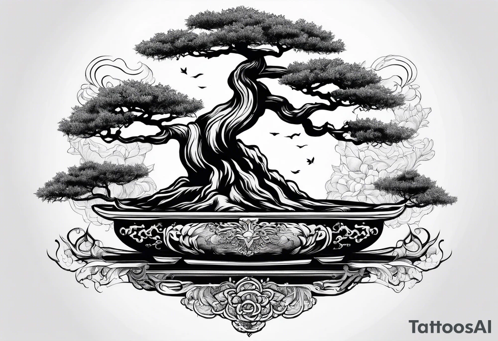 bonsai tattoo idea