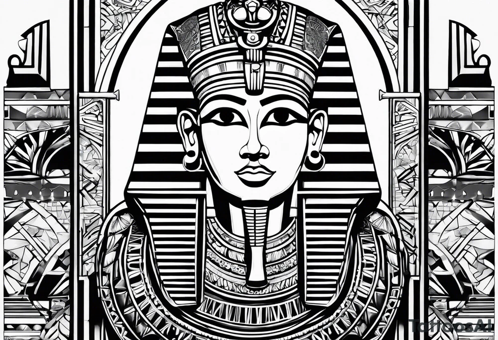 Egypt design ra tattoo idea