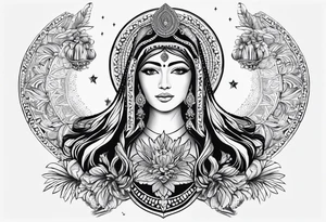 Nossa senhora aparecida tattoo idea