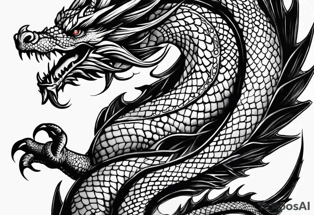 Dragon tattoo idea
