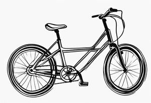 bicycle drive train tattoo idea