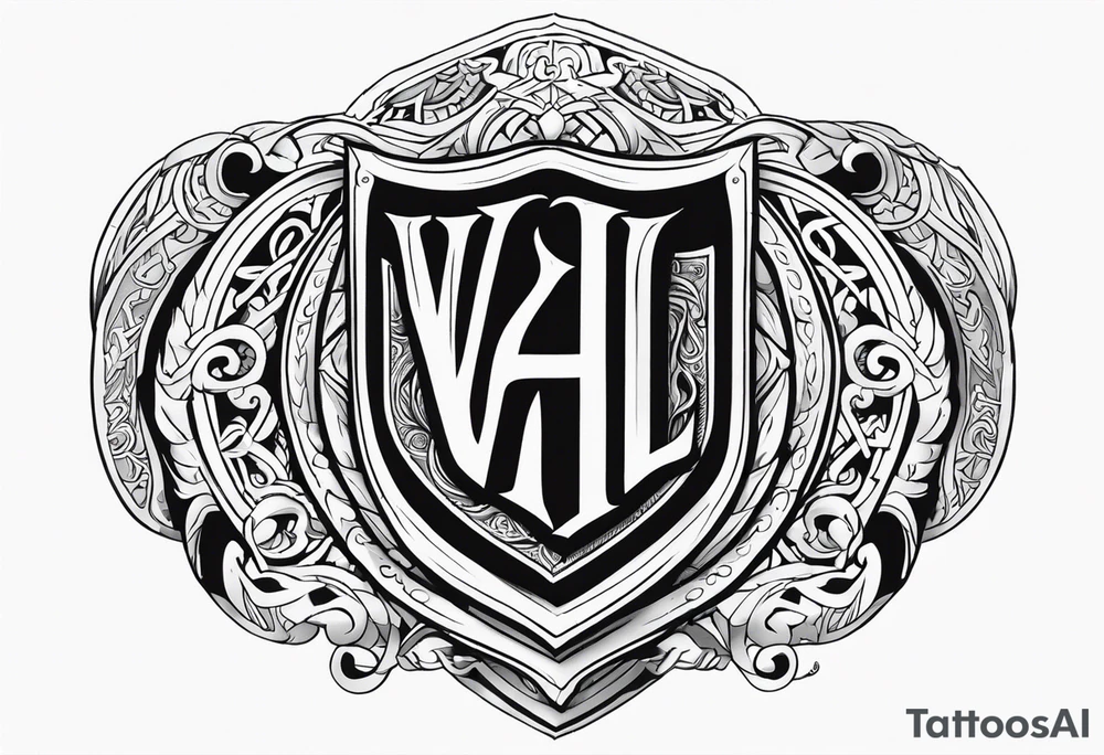 Valhalla shield tattoo idea
