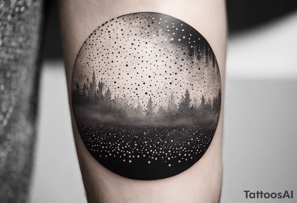 world exploding tattoo idea