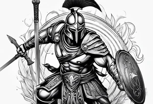 Spartan Warrior tattoo idea
