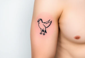 Realistic Osprey tattoo idea