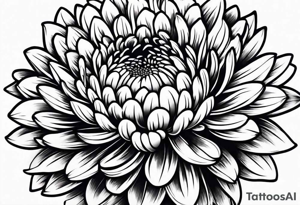 chrysanthemum tattoo idea
