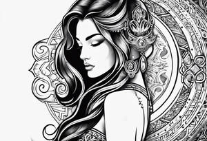 Love, source, abundance, Gemini symbol tattoo idea