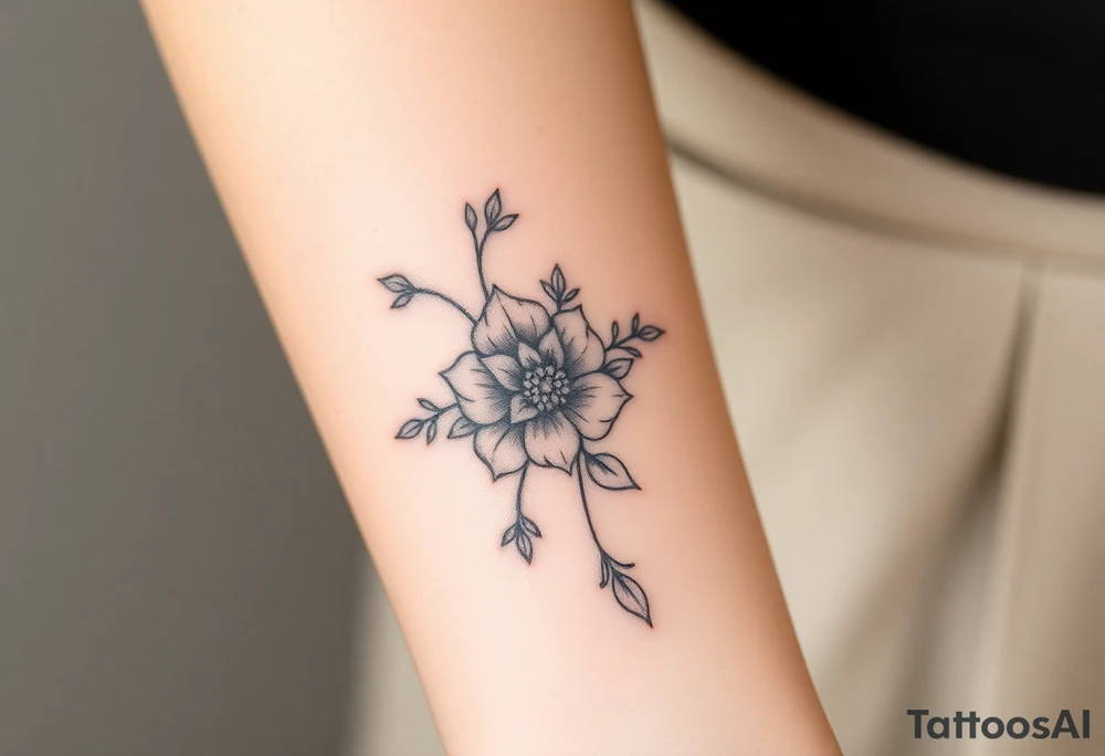 How can I finish my tattoo. I have 2cm apart between my forearm tattoo and my wrist tattoo idea