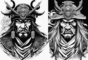 Samurai tattoo idea