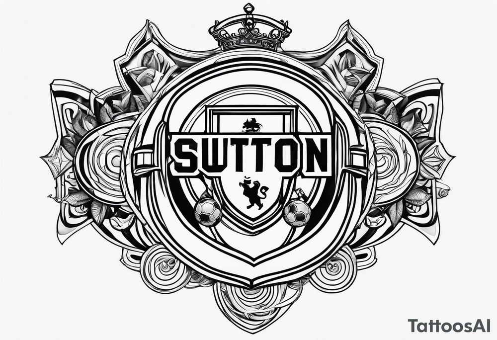 football, Sutton United tattoo idea