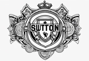 football, Sutton United tattoo idea