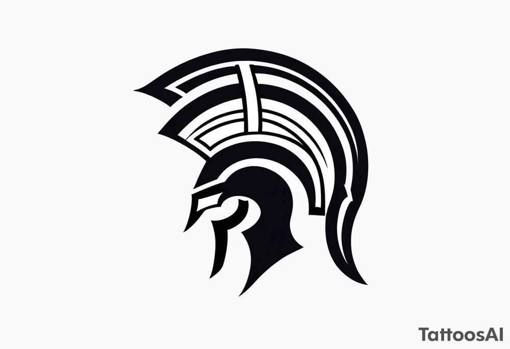 Ancient spartan symbol tattoo tattoo idea