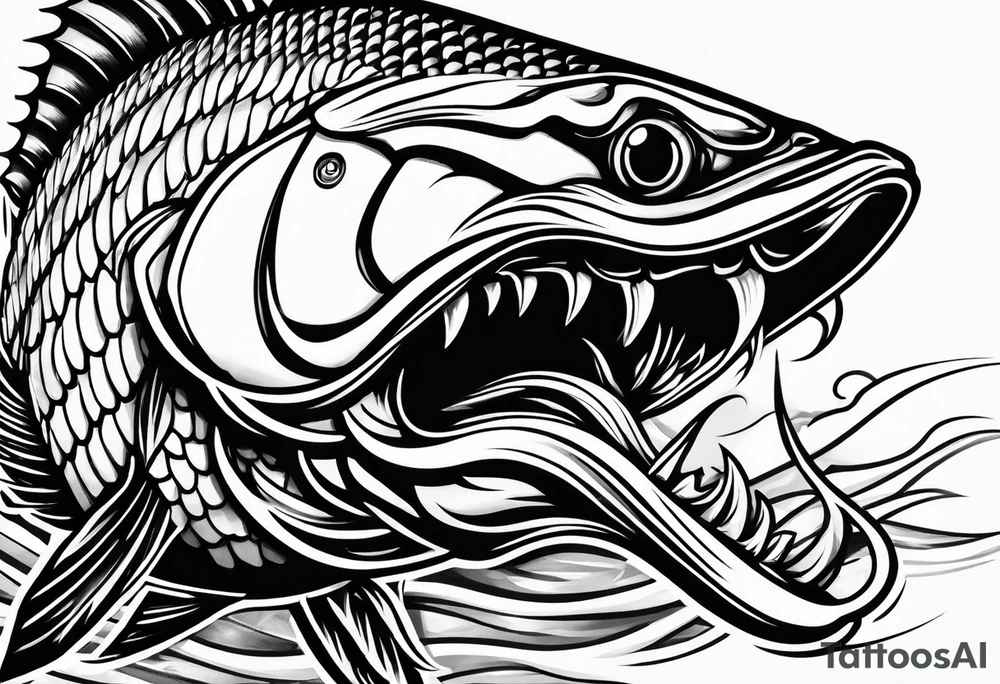Patriot
Fishing tattoo idea