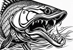 Patriot
Fishing tattoo idea
