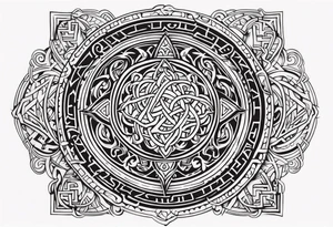 Viking prayer tattoo idea
