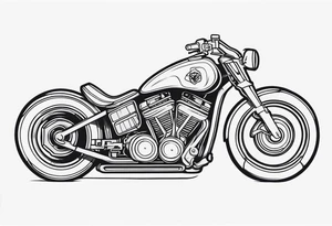 Octoboss motorcycle tattoo idea