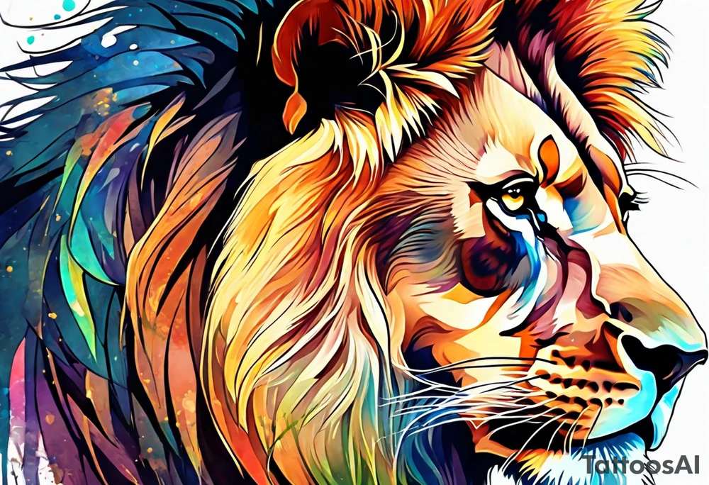 lion tattoo idea