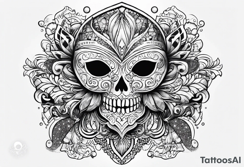 New Orleans, Mardi Gras, outer space tattoo idea