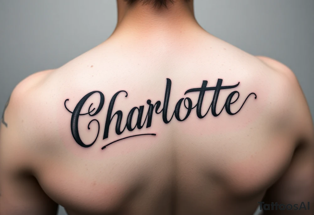 A tattoo that means Charlotte but is not a name tattoo idea
