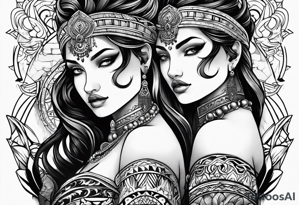 Gemini tattoo idea