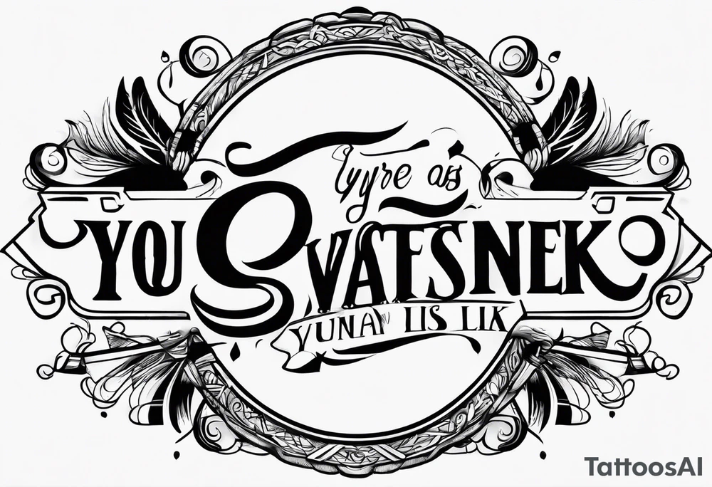 You're only as strong as your weakest link tattoo idea