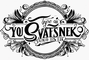 You're only as strong as your weakest link tattoo idea