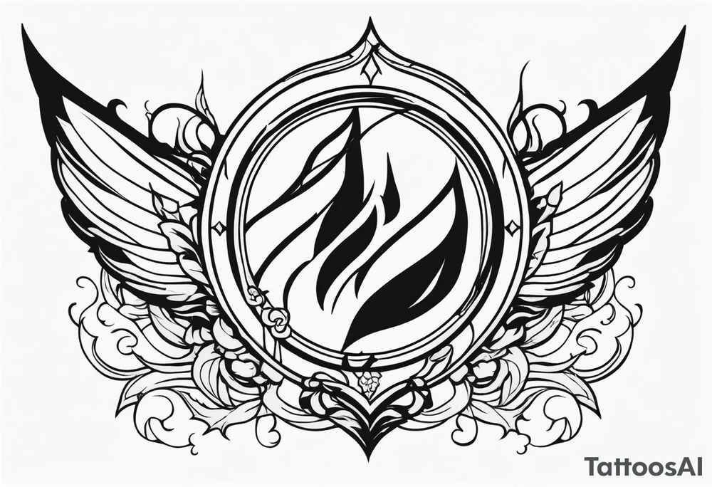 Fairy tail anime tattoo emblem fairy tattoo idea